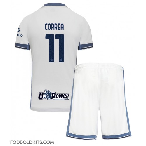 Inter Milan Joaquin Correa #11 Udebanesæt Børn 2024-25 Kortærmet (+ Korte bukser)